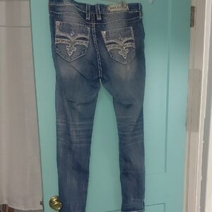 Rock Revival Blue Skinny Jeans